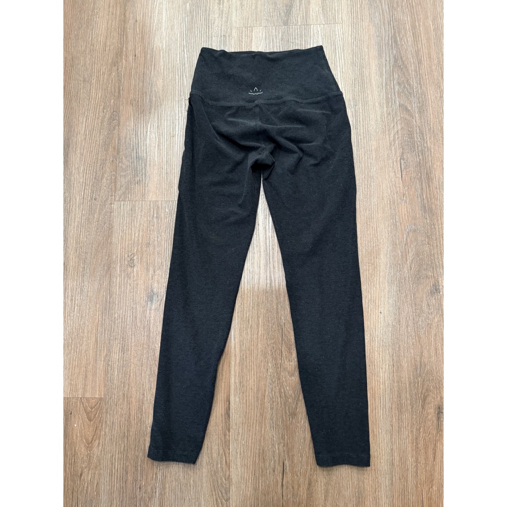 Beyond Yoga High Waist Leggings Charcoal Heathered Athleisure Workout‎ XS